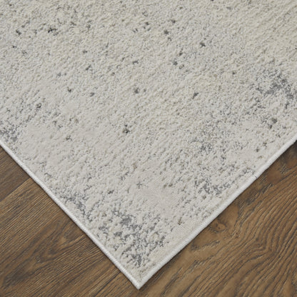 7' X 10' Gray Abstract Area Rug