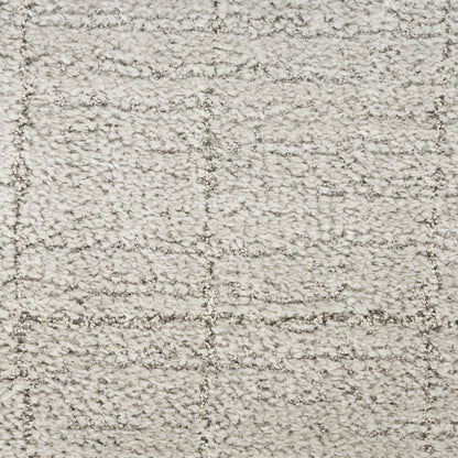 8' X 10' Beige and Ivory Abstract Power Loom Area Rug