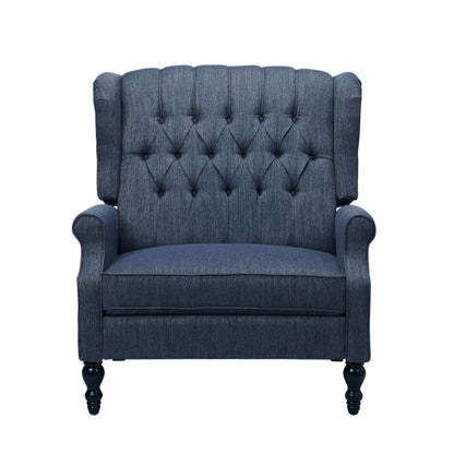 Dunham - Contemporary Fabric Tufted Oversized Pushback Recliner