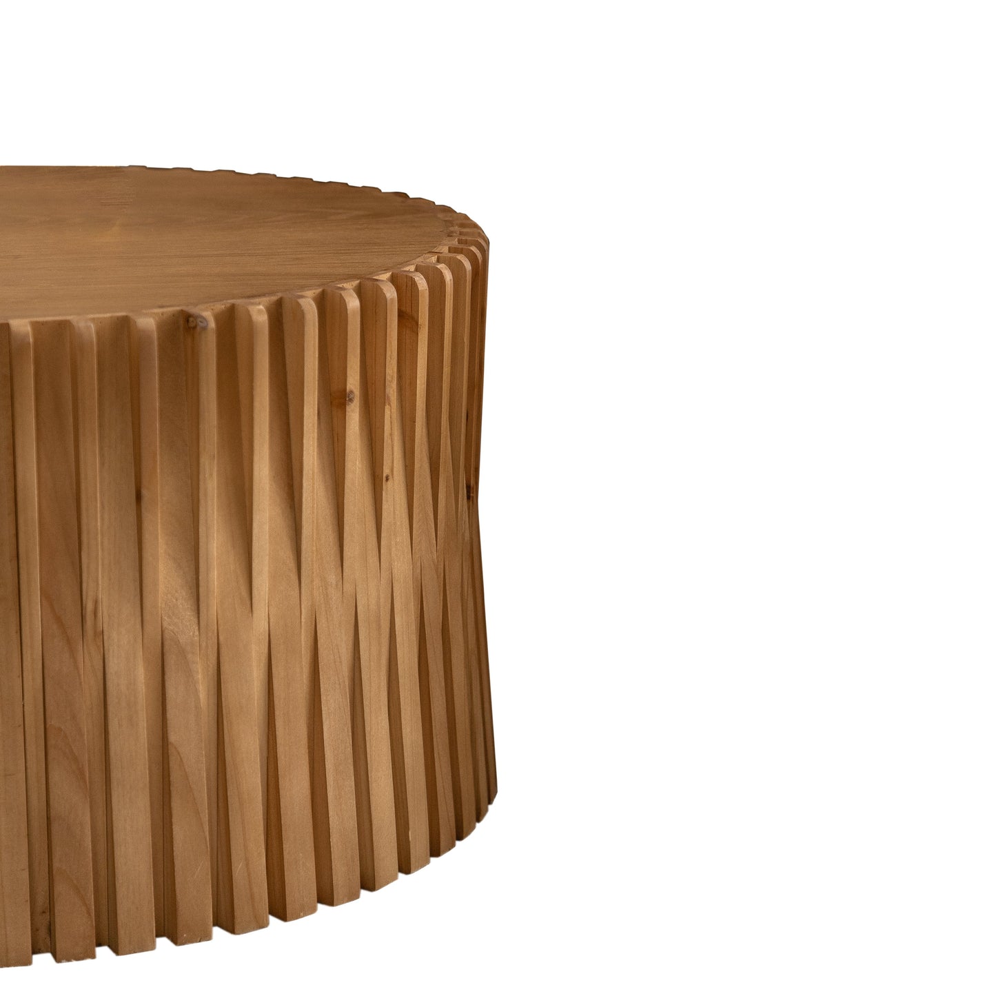 Vintage Fashion Style Cylindrical Nesting Coffee Table Set