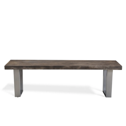 Lark Grey Mango Wood Bench