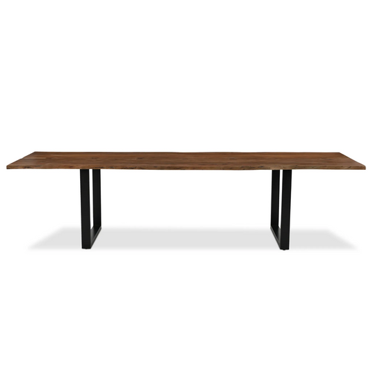 Athea Butterfly Dark live Edge Dining Table - 120"