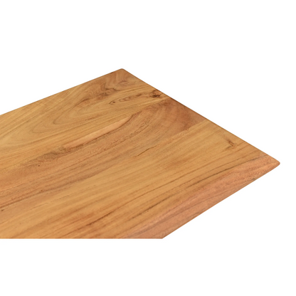 Solid Wood Angled Leg Dining Table - 80 Inch