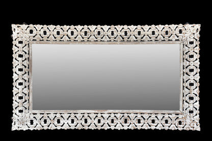 Carved Wooden Mirror