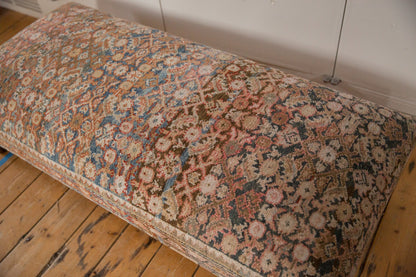 Vintage Persian Rug Ottoman Coffee Table