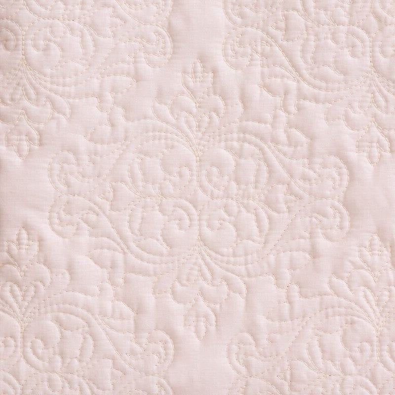 King Size 100-Percent Cotton 3-Piece Quilt Bedspread Set in Blush Pink