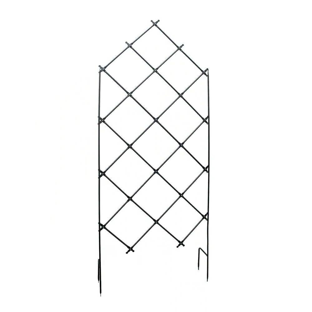 Outdoor 7-FT. Tall Wrought Iron Lattice Garden Trellis
