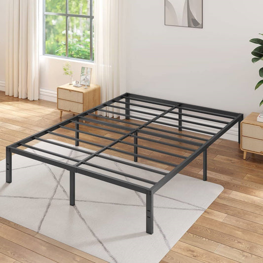 Cal King 16-inch Heavy Duty Metal Bed Frame with 3,500 lbs Weight Capacity