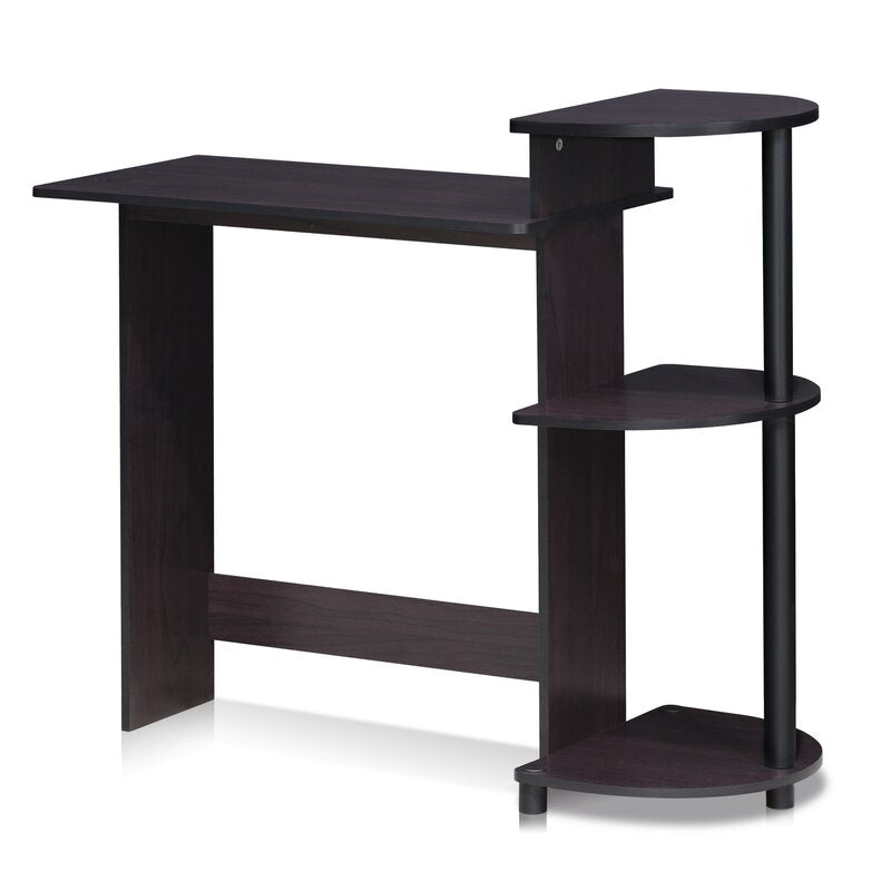 Contemporary Home Office Computer Desk in Black Finish