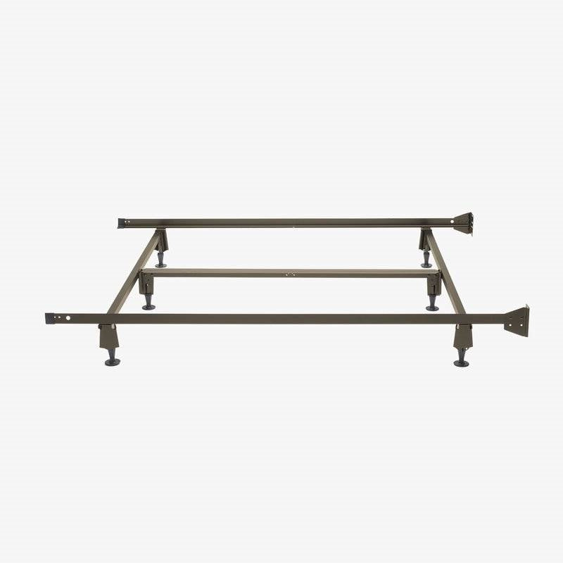 Twin/Twin XL Steel Metal Bed Frame with Bolt-on Headboard Brackets