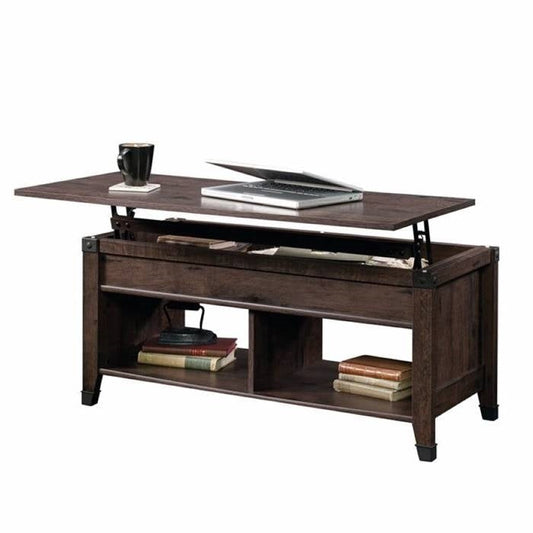 Dark Brown Lift-Top Multi Purpose Coffee Table