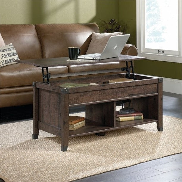 Dark Brown Lift-Top Multi Purpose Coffee Table