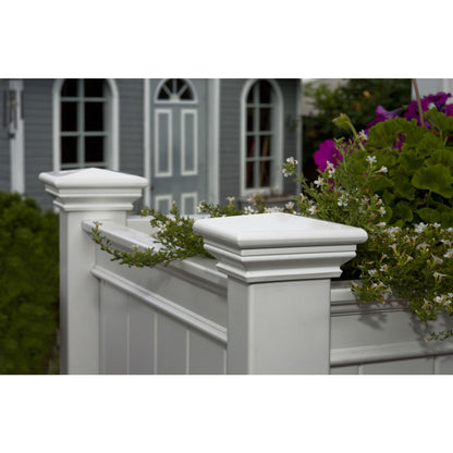 Elevated Planter Raised Grow Bed in White Vinyl