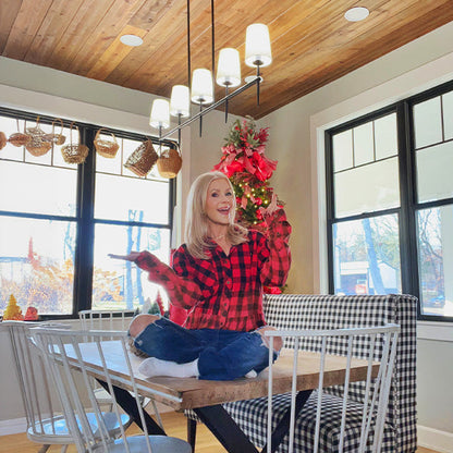 5 Light Linear Modern Chandelier