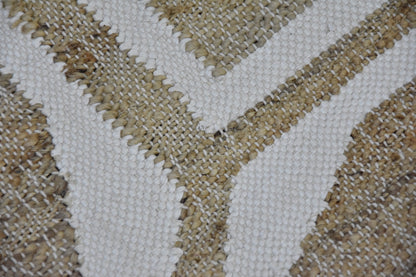 Timbergirl Geometric Cream Handmade Rug