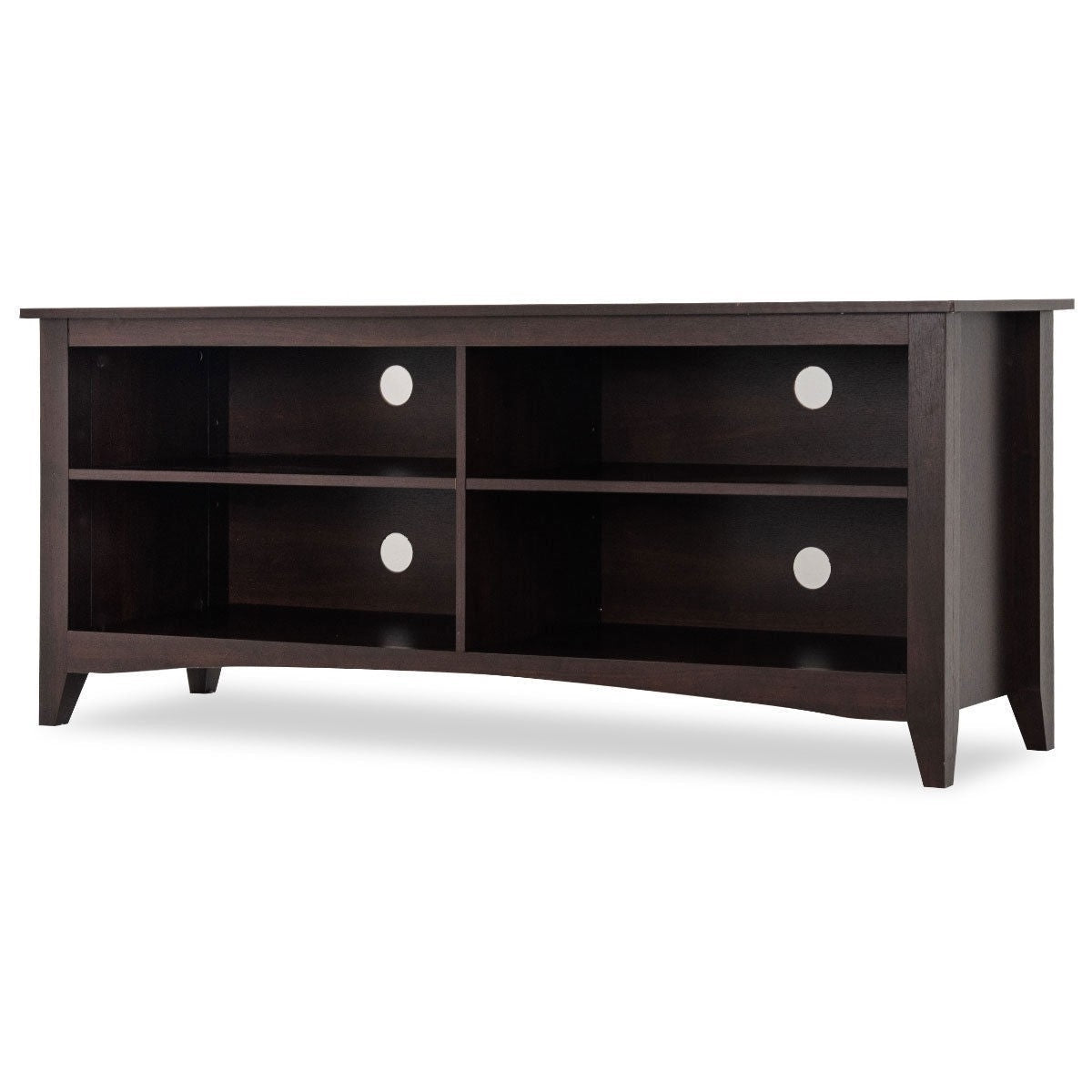 Contemporary TV Stand for up to 60-inch TV in Espresso Finish