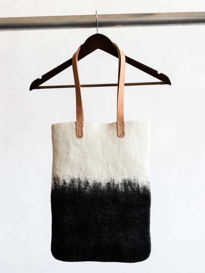 Eclipse Hand-Felted Wool Tote