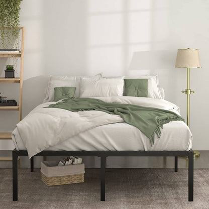 Full 18-inch Metal Platform Bed Frame with Under-Bed Storage Space