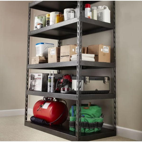 Heavy Duty 48-inch Wide 5-Shelf Metal Shelving Unit