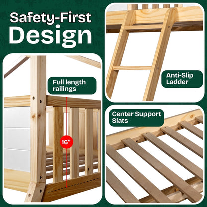 Treehouse Kid Bunk Bed for Fun and Adventure in Your Child's Room
