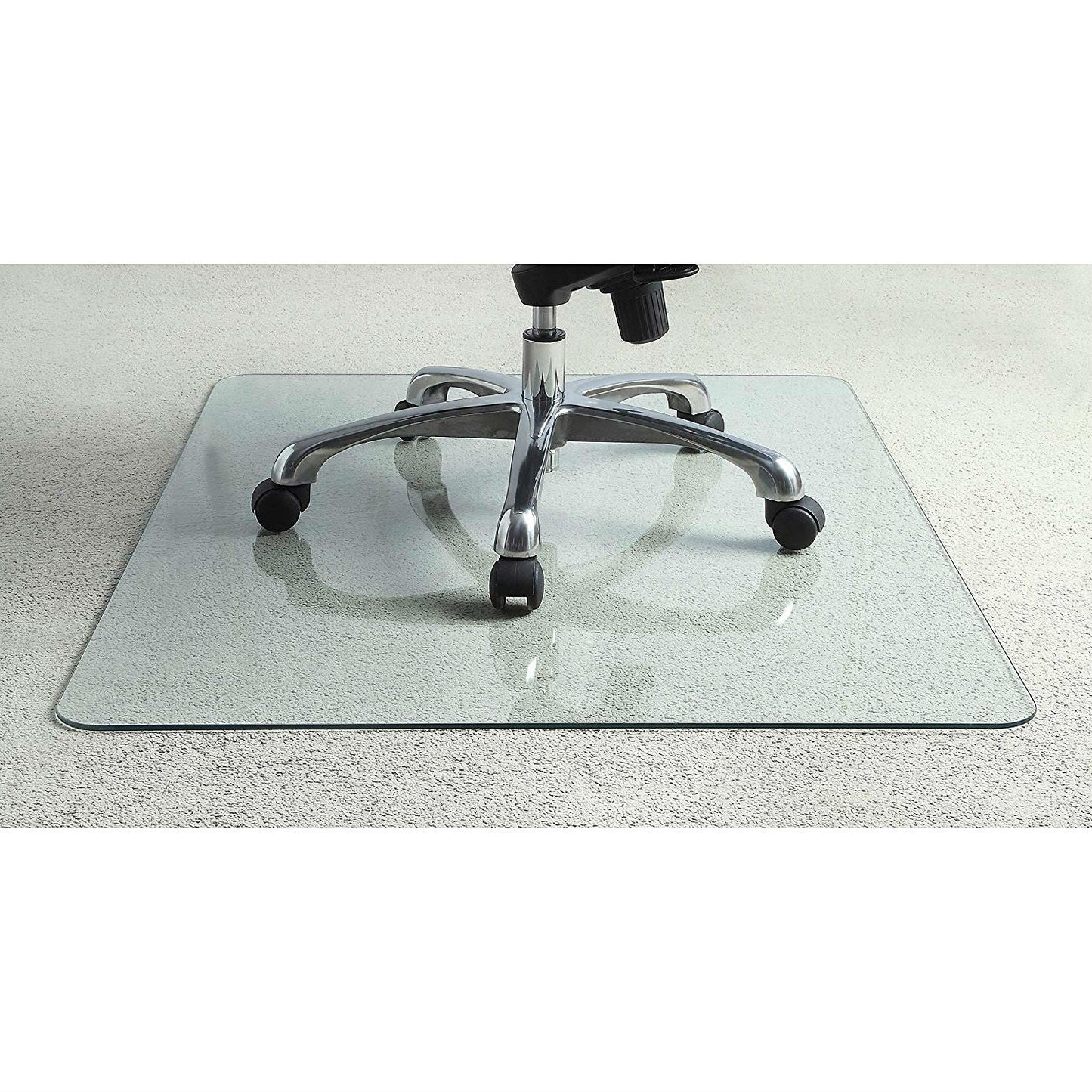 Heavy Duty 50 Inch Tempered Glass Chair Mat