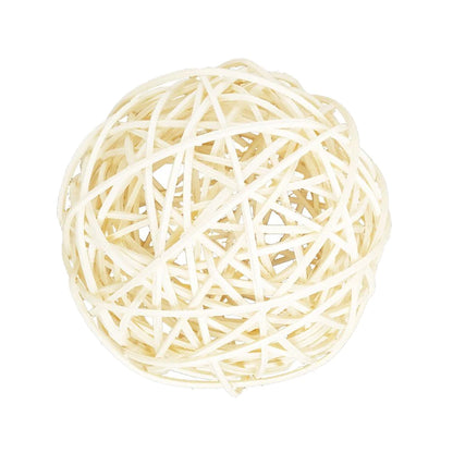 Wicker Balls 100mm- Natural Rattan Vine Pet Rabbit Parrot Bird Cat Toy Part