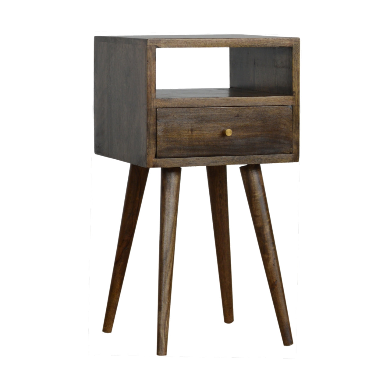 Mini Grey Washed Bedside Table