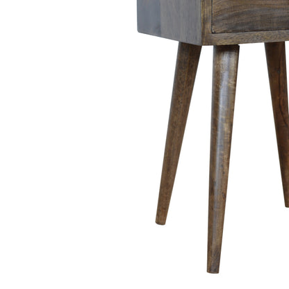 Mini Grey Washed Bedside Table