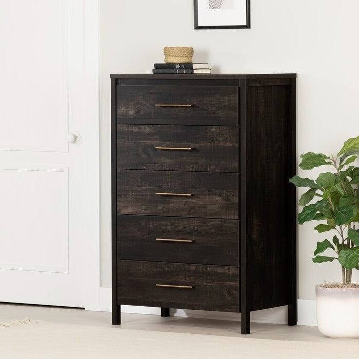 Modern Java 5 Drawer Storage Chest