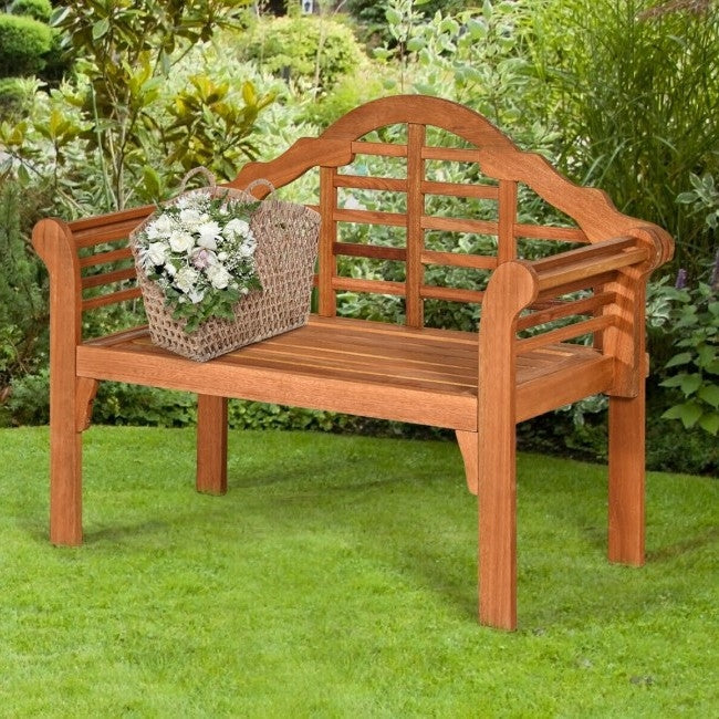 FarmHome Folding 2 Seater Garden Eucalyptus Bench