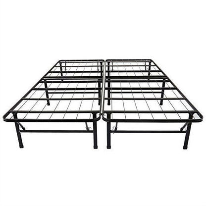 King size Black Metal Platform Bed Frame