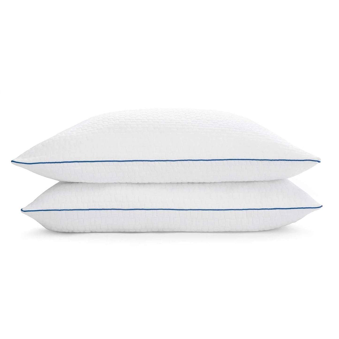 Set of 2 King size Memory Foam Pillow with Removable Machine Washable Cover