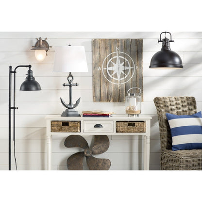 65-inch Tall Floor Lamp Task Light in Distressed Metal Finish