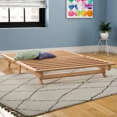 Farmhouse Queen Size Solid Wood Platform Bed Made in USA