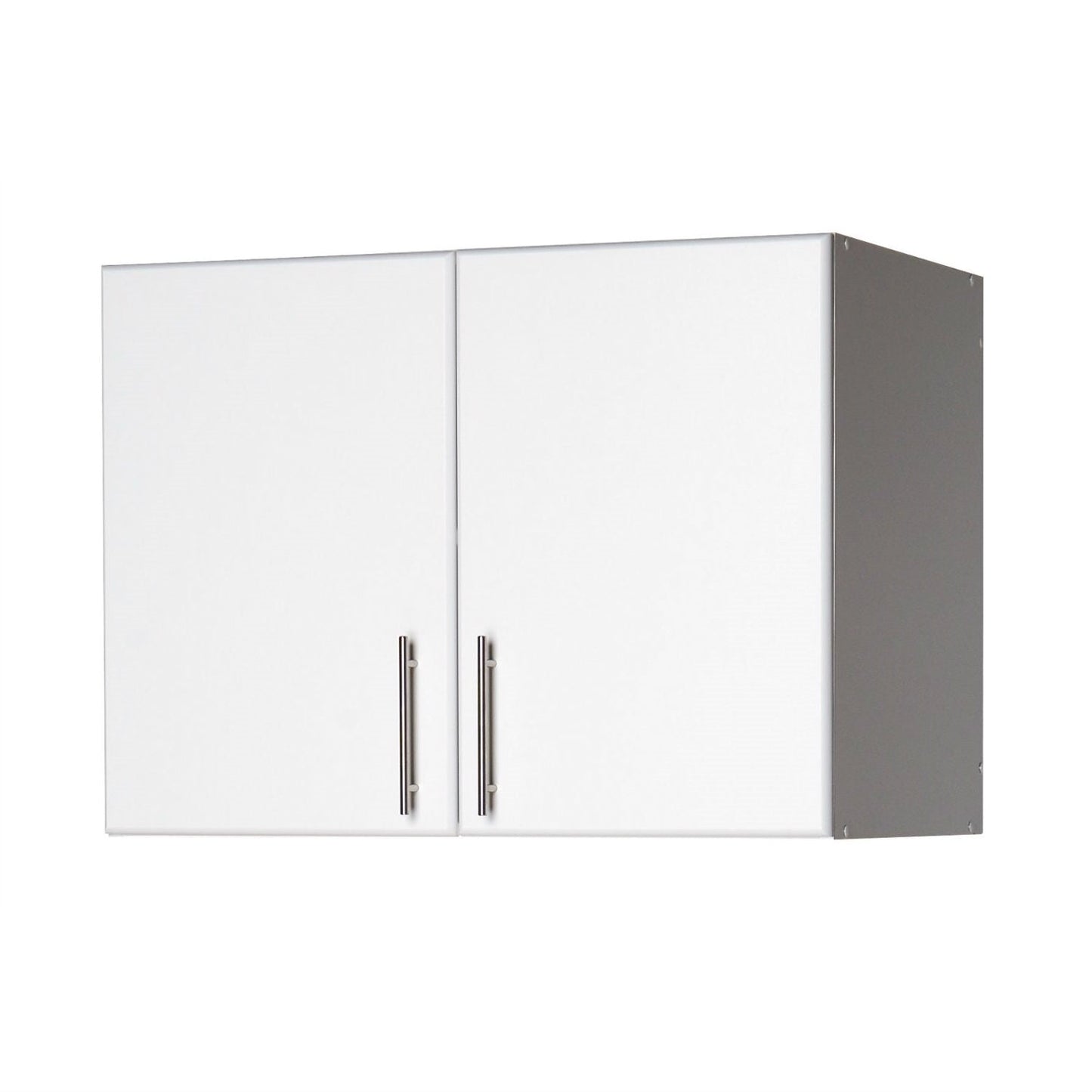 White Wall Cabinet with 2 Doors and Adjustable Shelf