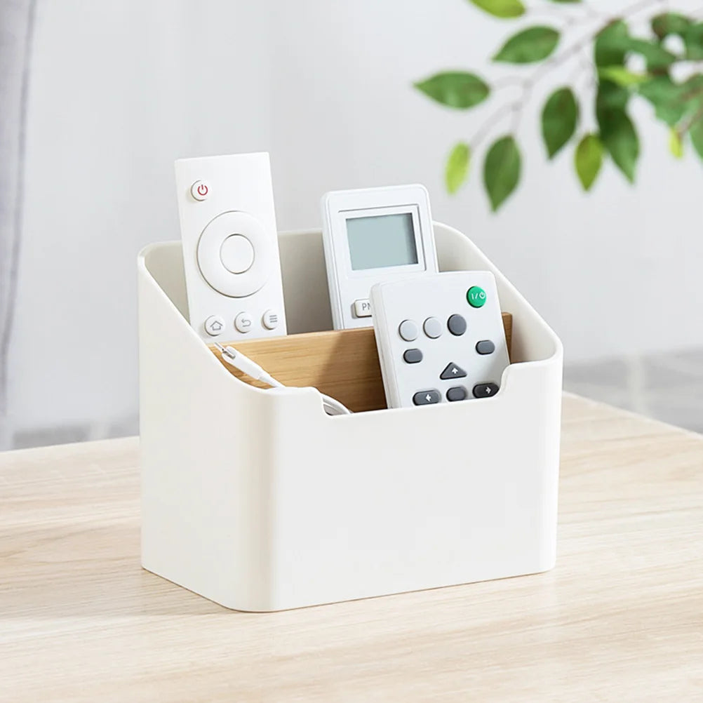 Simple Desk Office Storage Rack  Desktop Pencil Remote Control Debris Stationery Household Living Room Supplies Home Organizer