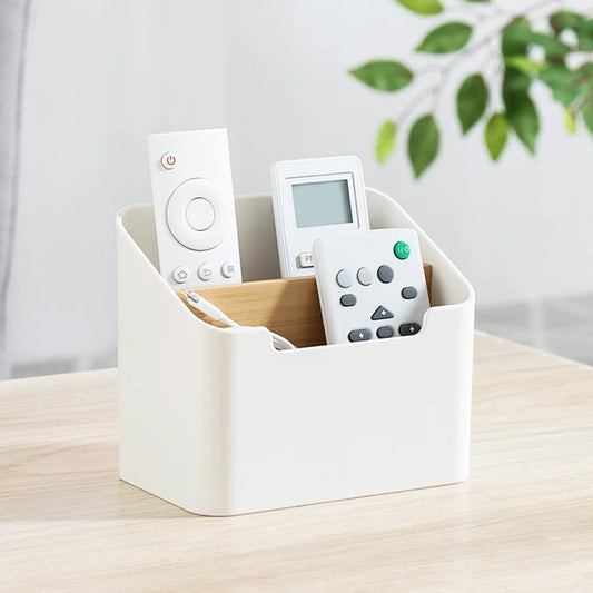 Simple Desk Office Storage Rack  Desktop Pencil Remote Control Debris Stationery Household Living Room Supplies Home Organizer