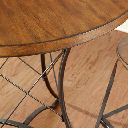 Round 36-inch Counter Height Kitchen Dining Table