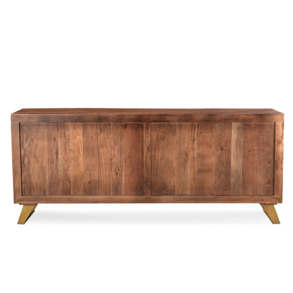 Seesham Live Edge Sideboard with Gold Legs