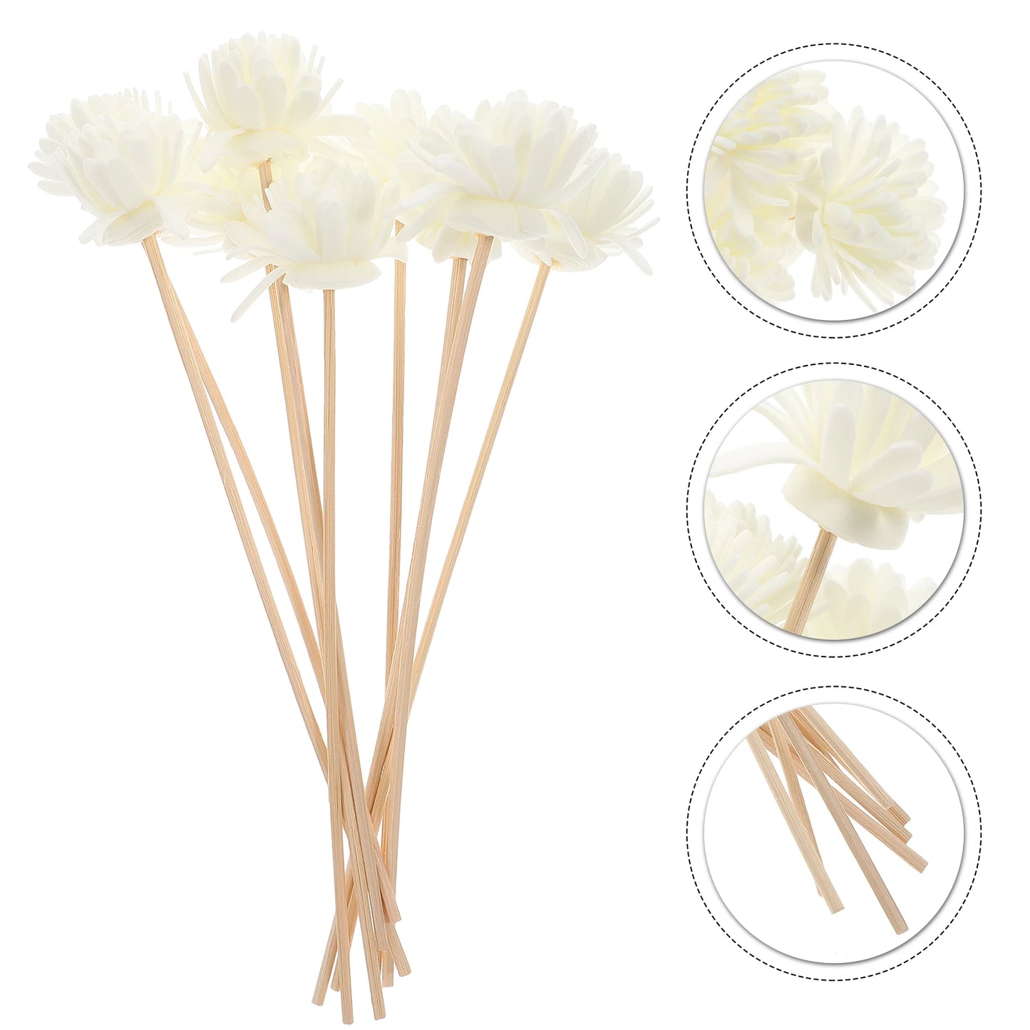 Natural Chrysanthemum Aroma Diffuser Rattan Reed Stick Reeds Straight Oil Reed Diffuser Aroma for Bathroom Office Home fragrance