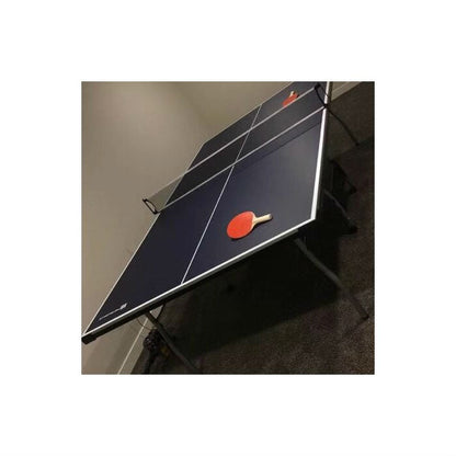 Official Tournament Grade Blue Foldable Indoor Table Tennis Table with Paddles and Balls