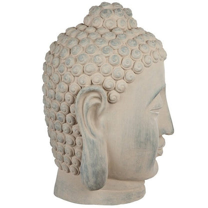 Zen Garden Outdoor Buddha Head Statue