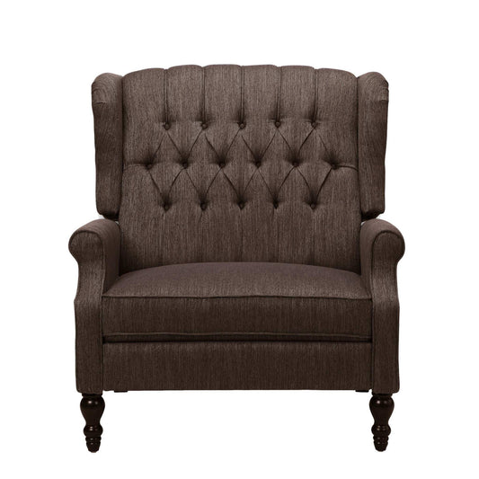 Dunham - Contemporary Fabric Tufted Oversized Pushback Recliner