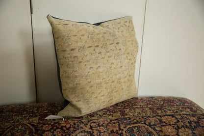 Vintage Turkish Sivas Rug Fragment Pillow