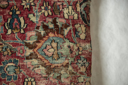 Vintage Meshed Rug Fragment Pillow
