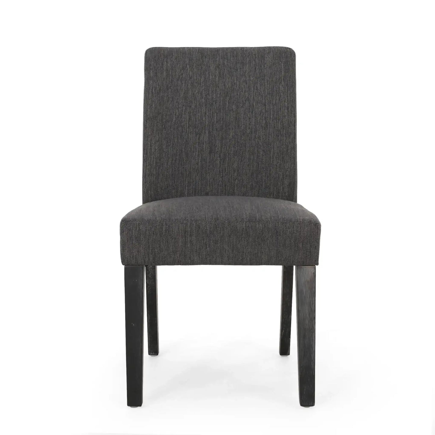 Contemporary Dining Chair With Upholstered Seating And Tapered Legs