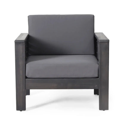 Slat Design Club Chairs With Cushions