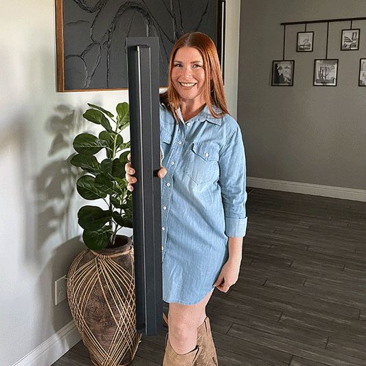 Industrial Battery Operated Wall Sconces, Set of Two